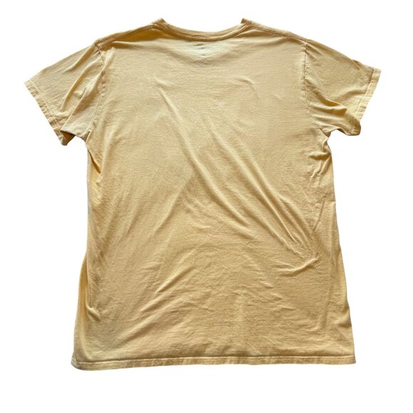 Walt Disney‎ World XL Retro Graphic Tee Yellow Short Sleeve 100% Cotton Unisex - Picture 4 of 4